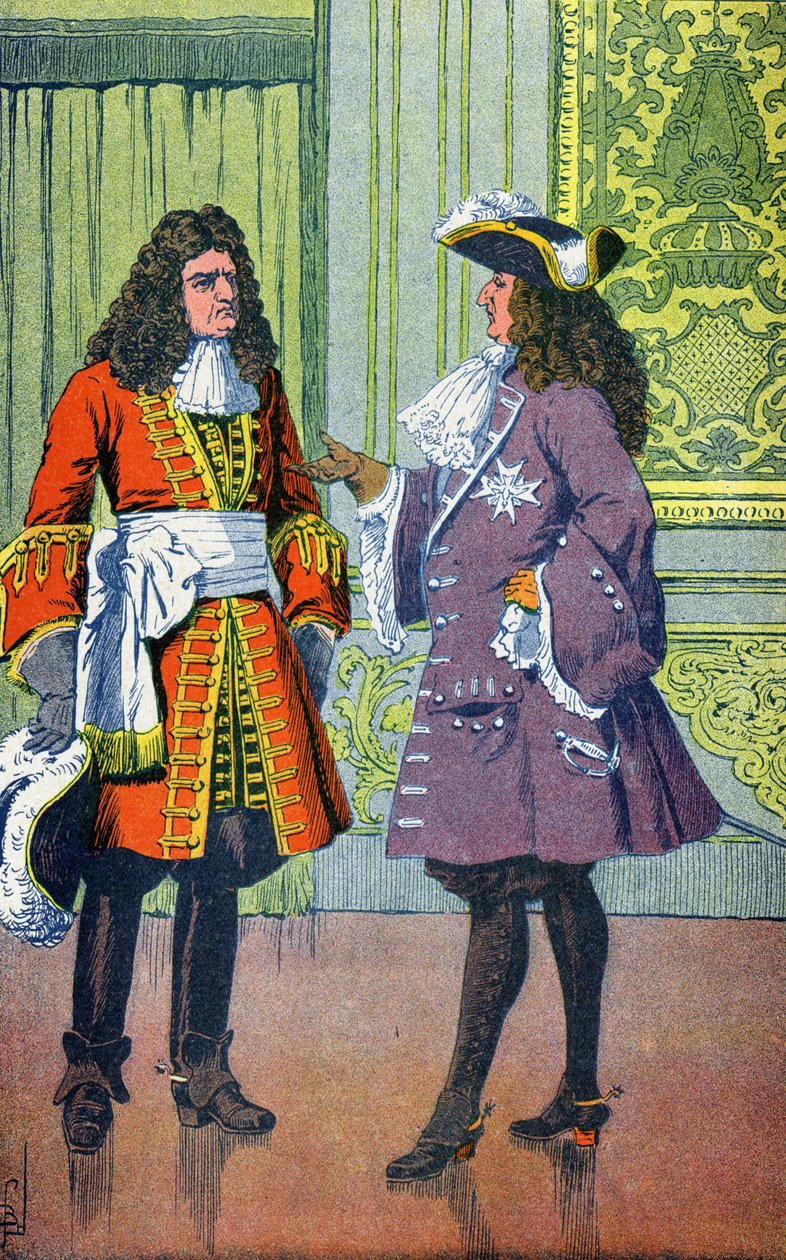 Luís XIV e o Marechal de Villars de Louis Charles Bombled