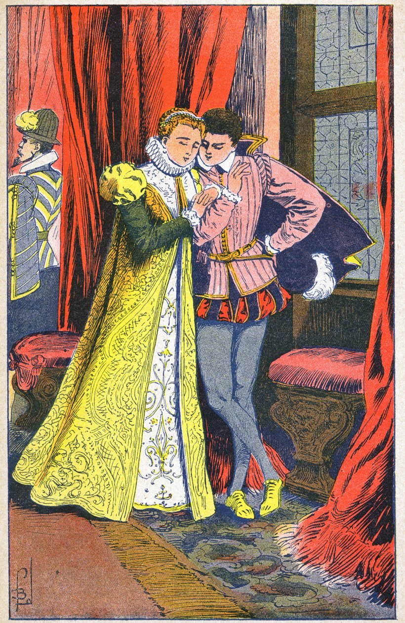 Marie Stuart e François II da França de Louis Charles Bombled