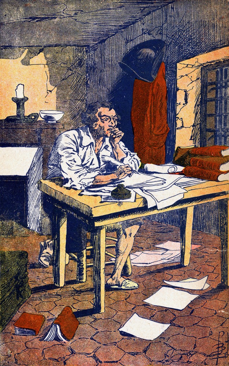 Mirabeau em Vincennes de Louis Charles Bombled