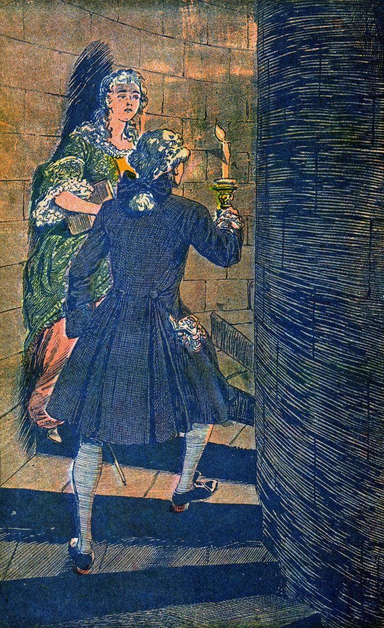 Mme de Toulouse e Luís XV de Louis Charles Bombled