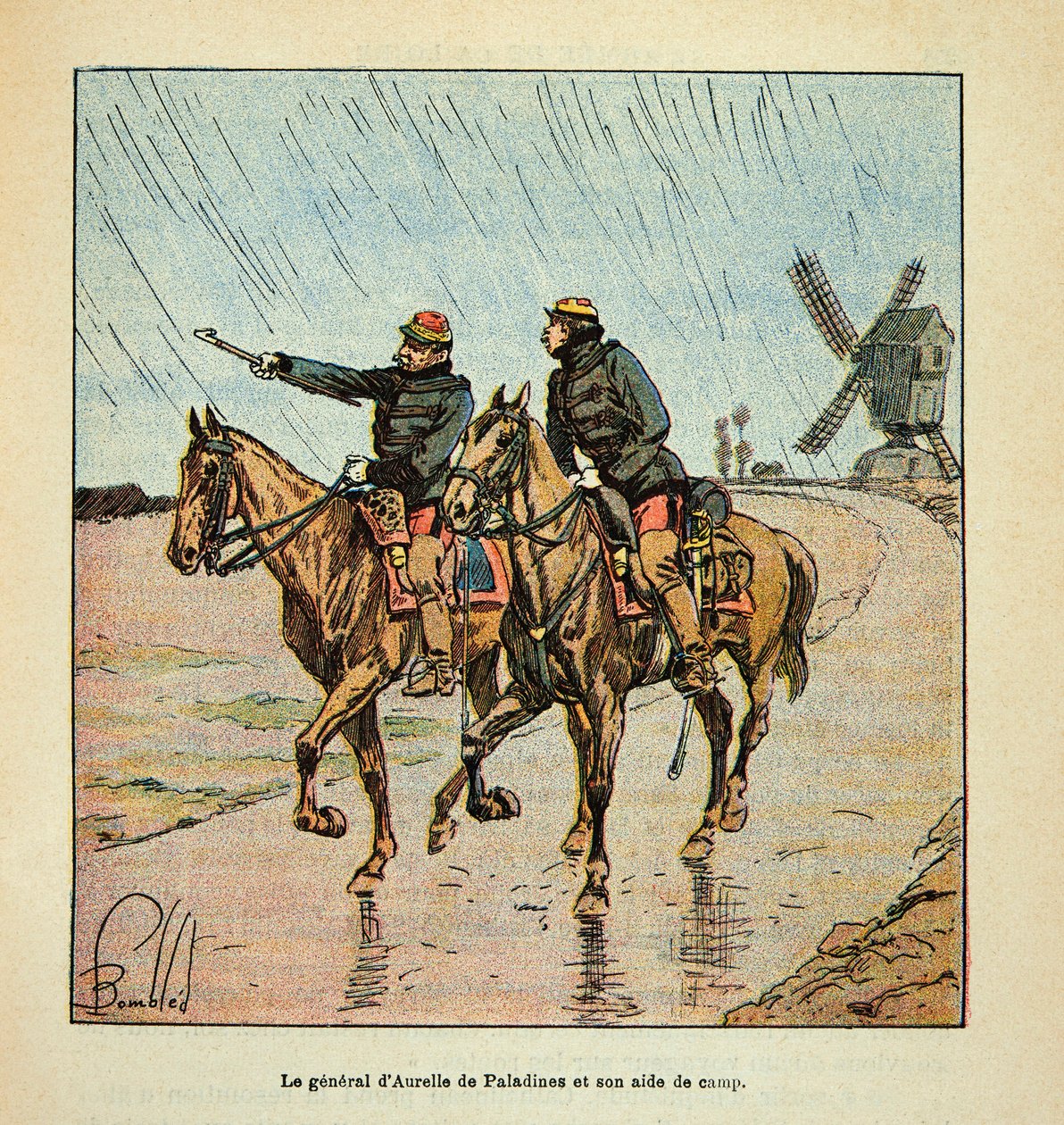 A Arma do Loire por Eugene Sergeant, conhecida como Grenest, ilustrada por Louis Bombled (1862-1927) (Guerra Franco-Alemã; campanha de 1870 -1871): General d