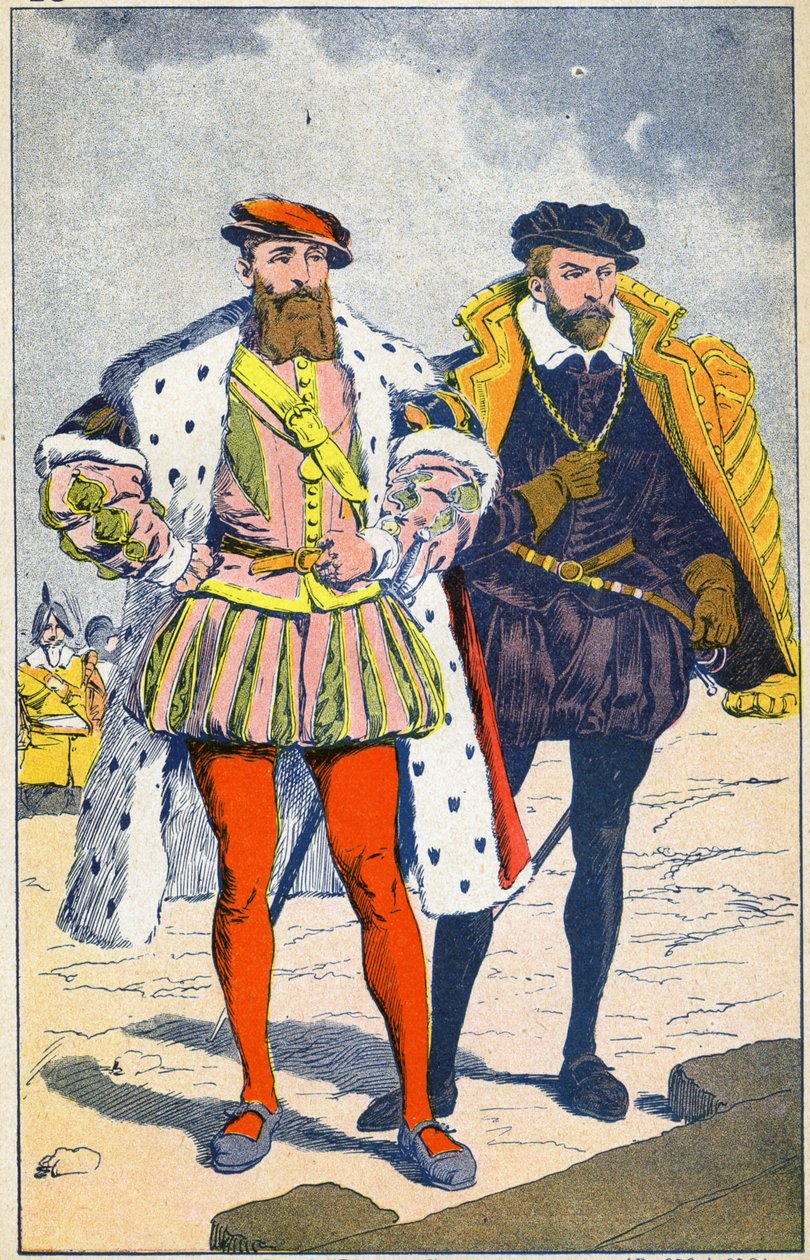 O Duque de Guise e o Almirante de Coligny de Louis Charles Bombled