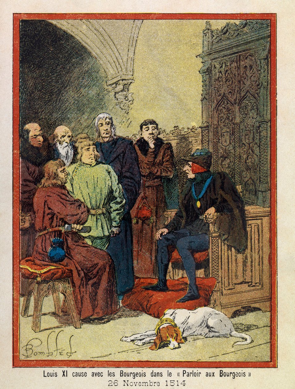 As Grandes Viagens do Hotel de Ville de Paris de A. Mercier, ilustradas por Louis Bombled (1862-1927): Em 26 de novembro de Louis Charles Bombled