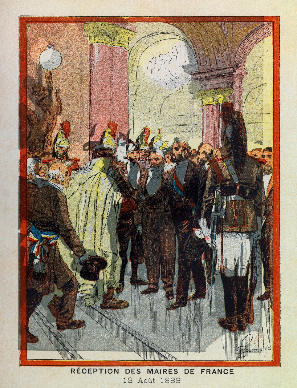 As Grandes Viagens do Hotel de Ville de Paris de A. Mercier, ilustradas por Louis Bombled (1862-1927): 18 de agosto de Louis Charles Bombled
