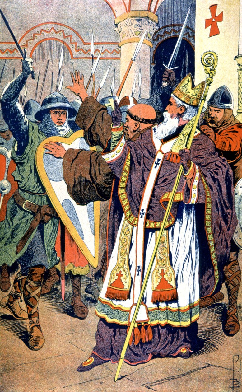 O assassinato de St. Thomas Becket de Louis Charles Bombled