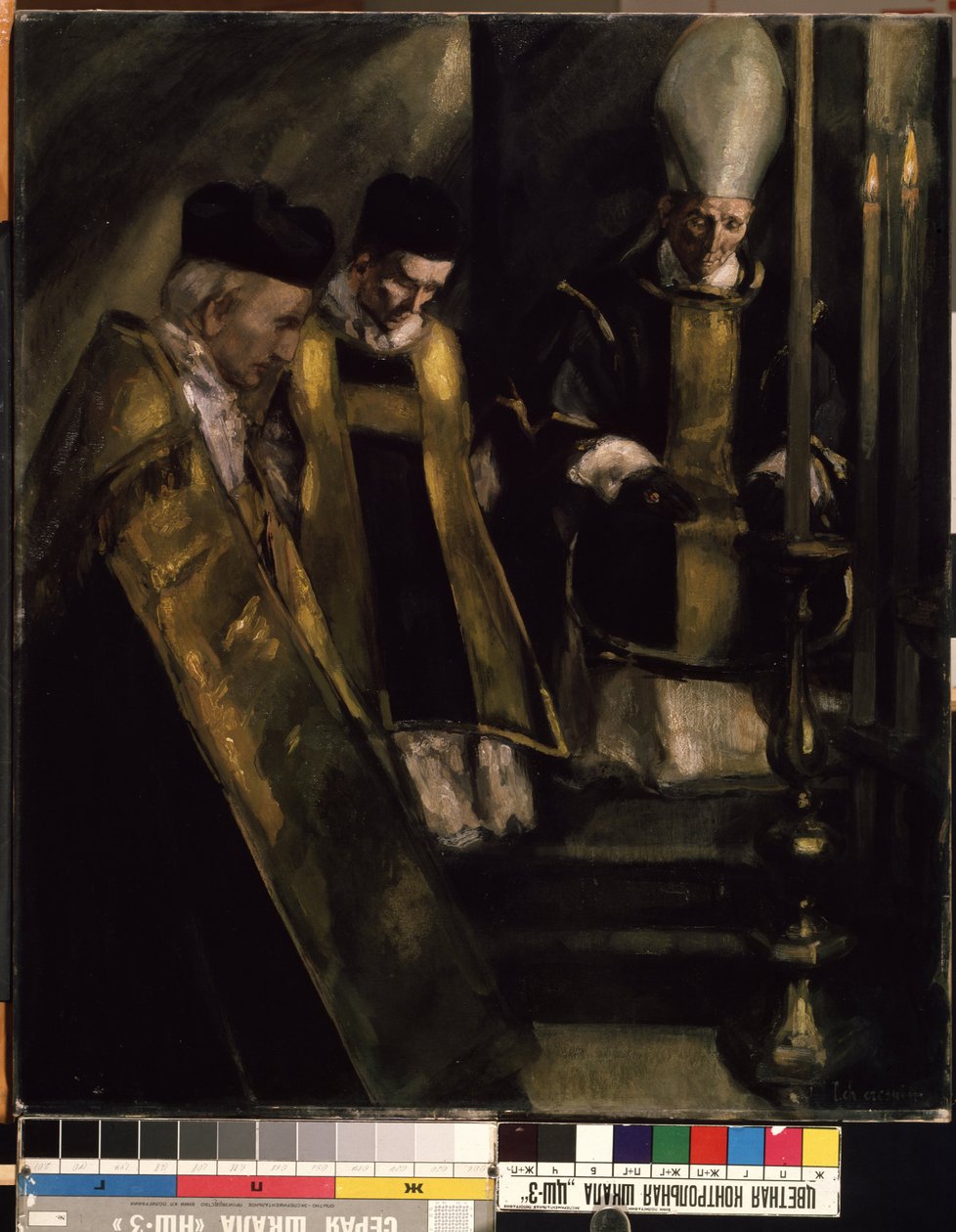 Missa de Requiem Século XX (pintura) de Louis Charles Crespin