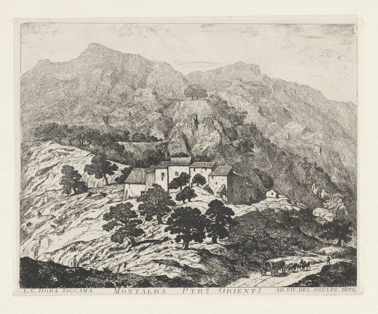 Montalba-le-Château (Frankrijk)
Montalba Pyr[enée]s. orient[ale]s (título sobre o objecto) de Louis Charles Hora Siccama