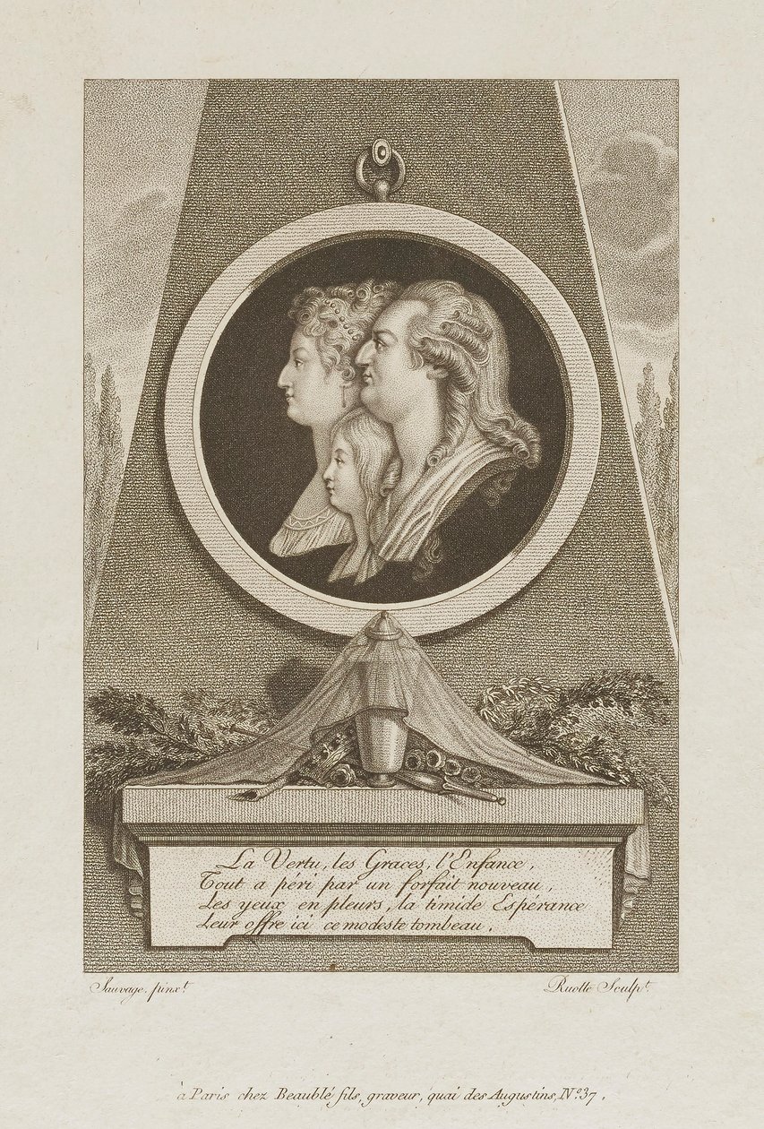 Virtude, Graças, Infância de Louis Charles Ruotte