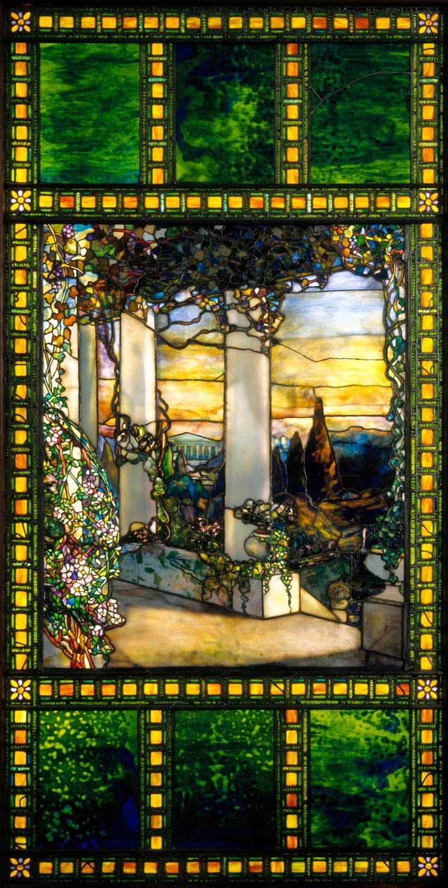 Janela, c.1900 de Louis Comfort Tiffany