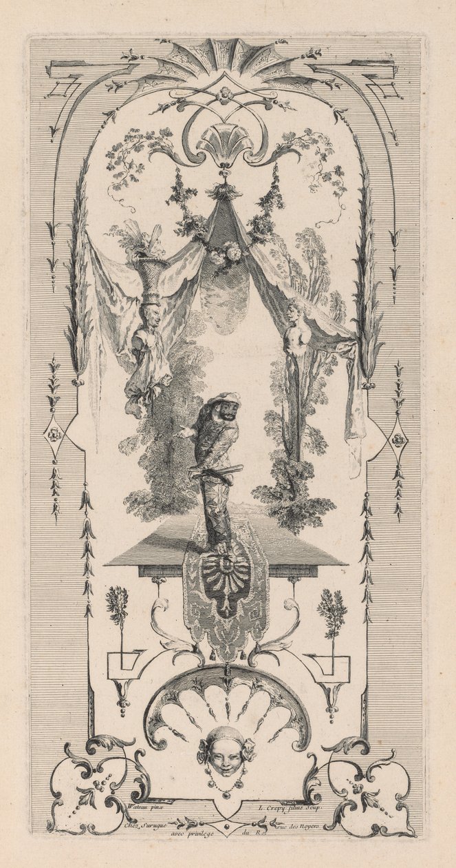 Arlequim, arabesco. de Louis Crepy