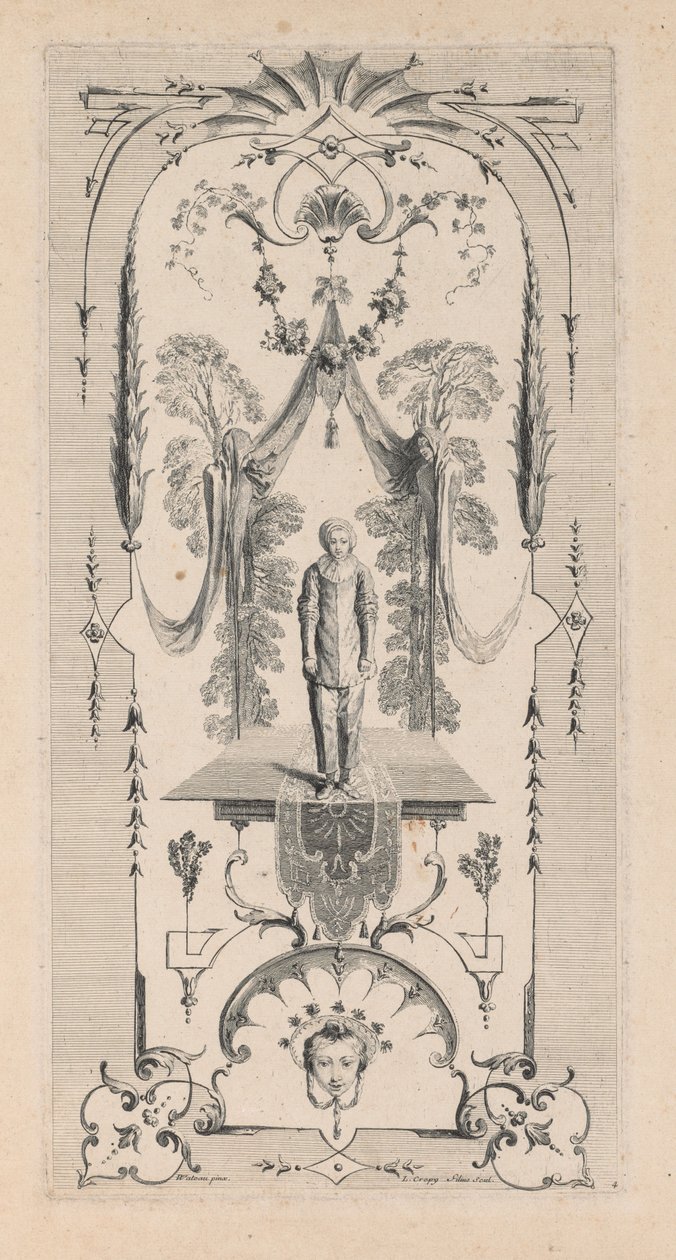 Pierrot, Arabesco de Louis Crepy