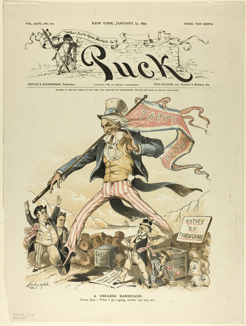 Uma barricada inútil, de Puck de Louis Dalrymple