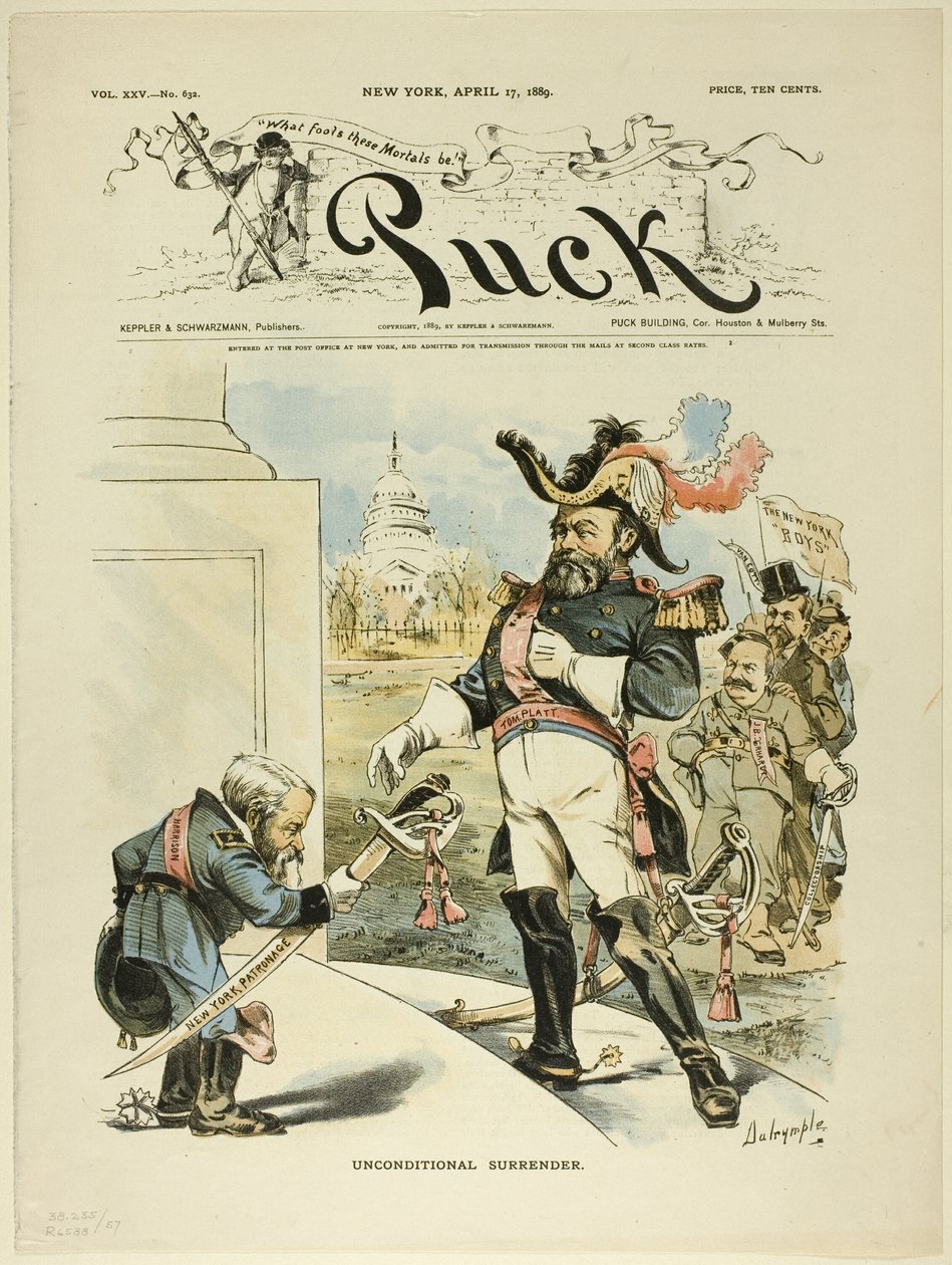 Unconditional Surrender (Rendição incondicional), de Puck de Louis Dalrymple