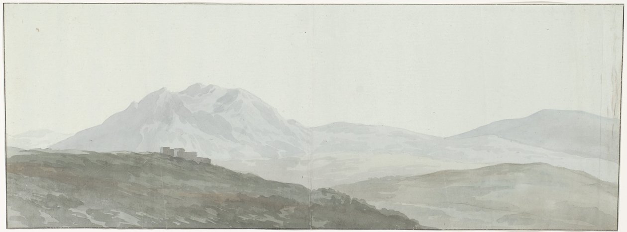 Vista dos picos dos Apeninos Vue de quelques Cimes de l