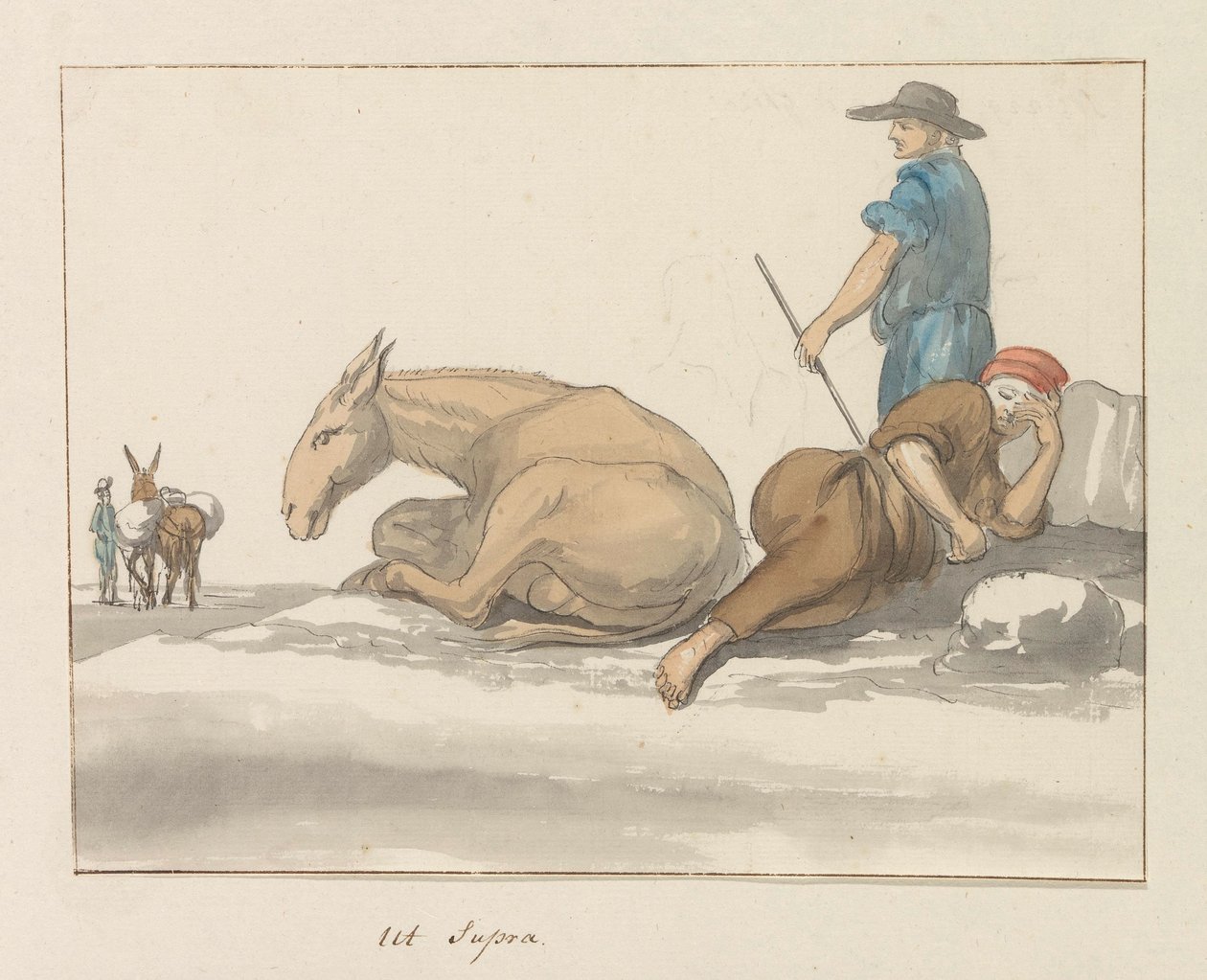 Fantasias da ilha de Gozo
Roupa de Gozo (título sobre o objecto)
Voyage en Italie, en Sicile et à Malte - 1778 (título da série) de Louis Ducros