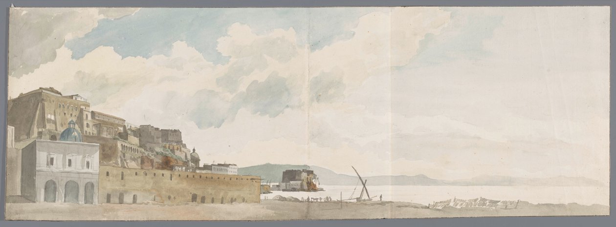 Uitzicht vanaf balkon van de herberg em Napels conheceu onder andere Castel dell