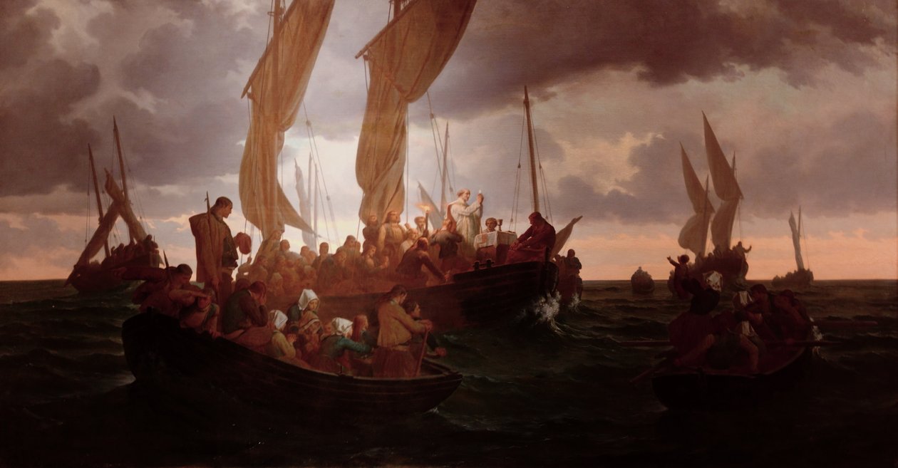 Massa no mar em 1793 de Louis Duveau
