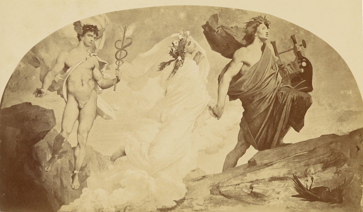 Orfeu e Eurídice de Louis Emile Durandelle
