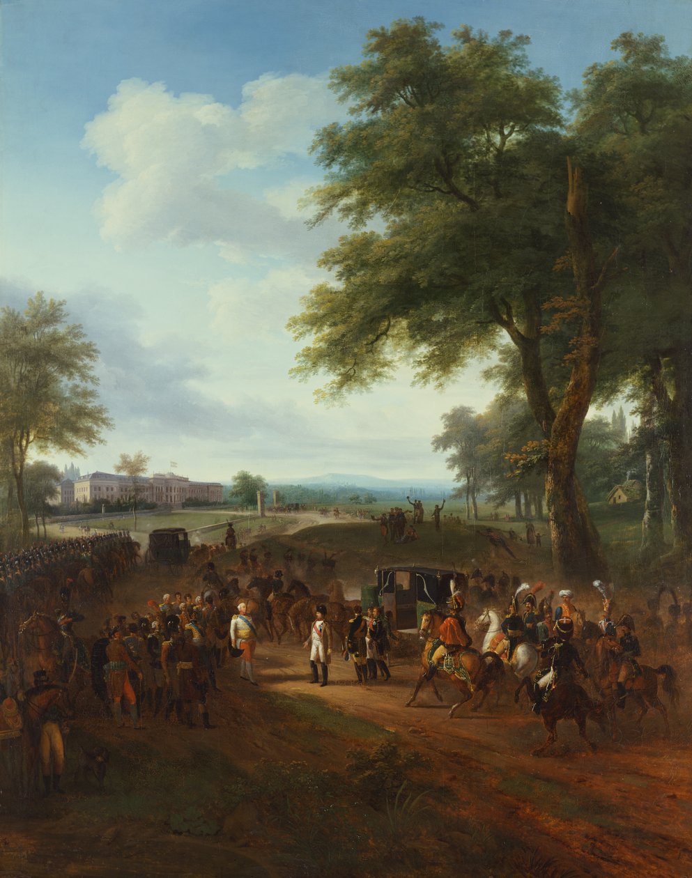 Napoleão recebido por Frederick Duke de Wurttemberg, 2 de Outubro de Louis Etienne Watelet
