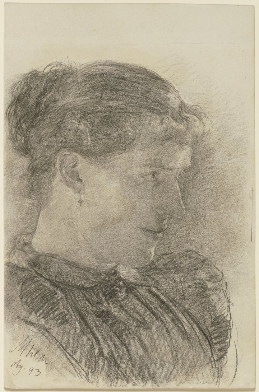 Retrato da irmã do artista de Louis Eysen