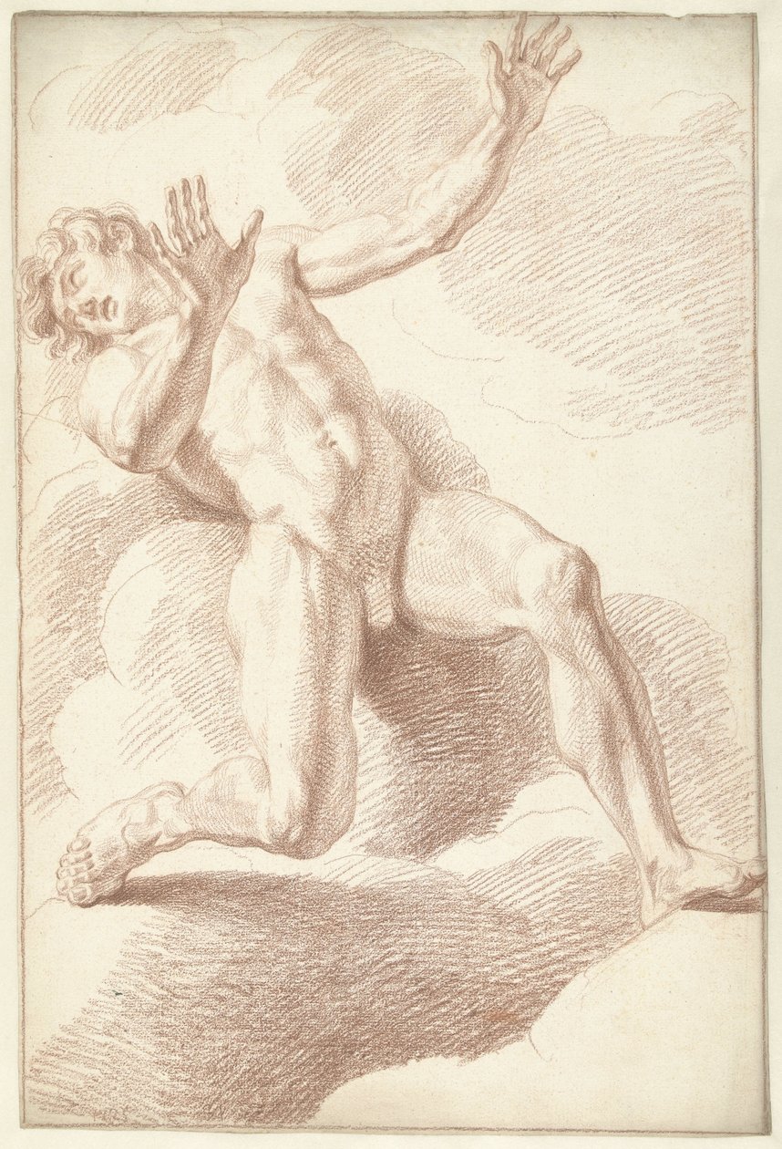 Nu Masculino, Reclinado de Louis Fabritius Dubourg