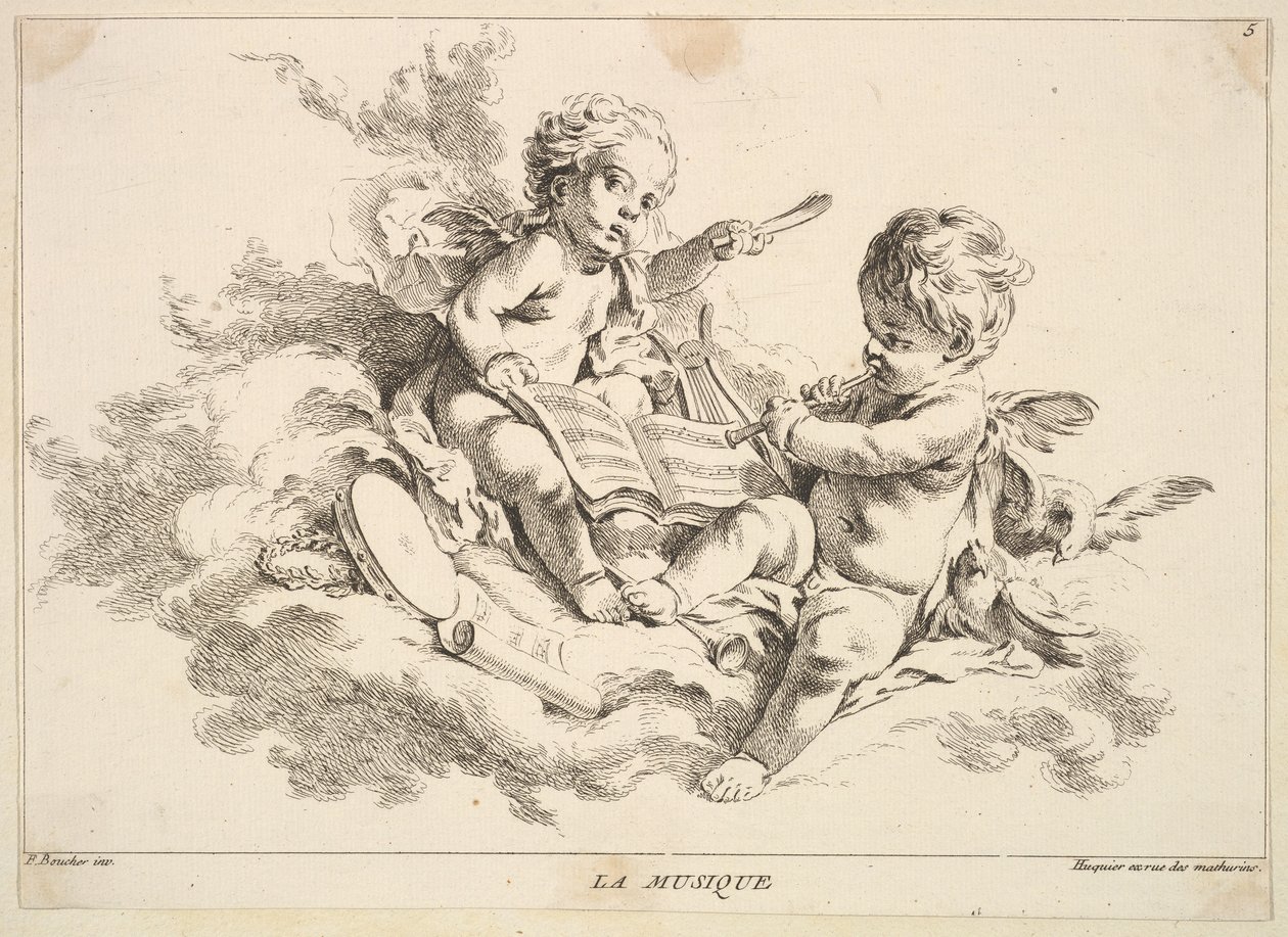 Música. de Louis Felix de la Rue