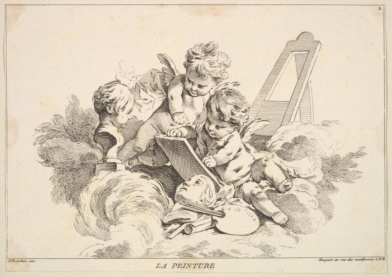 Pintura. de Louis Felix de la Rue