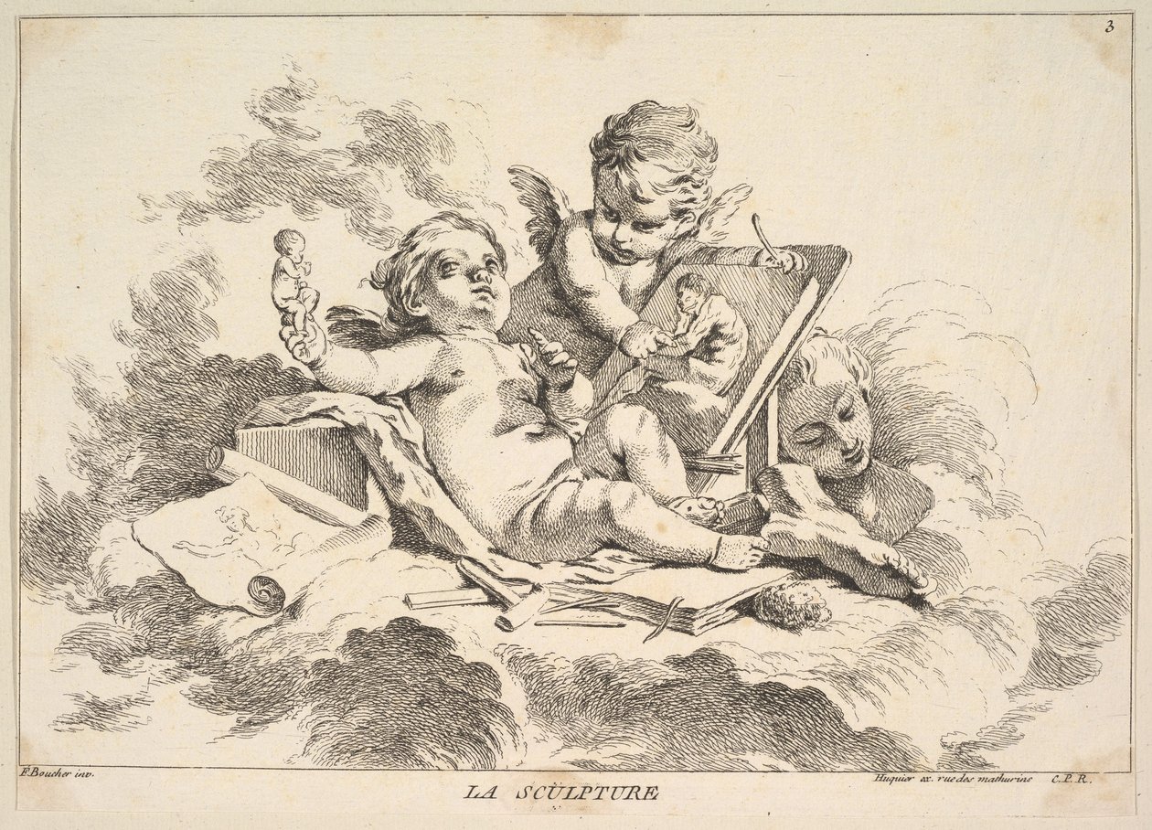 Escultura. de Louis Felix de la Rue