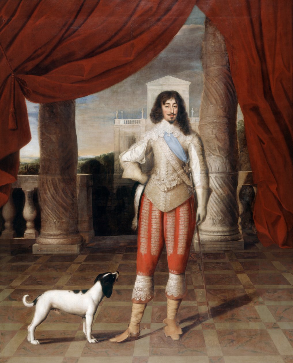Luís XIII de França (óleo sobre painel) de Louis Ferdinand (c.1612 89) Elle