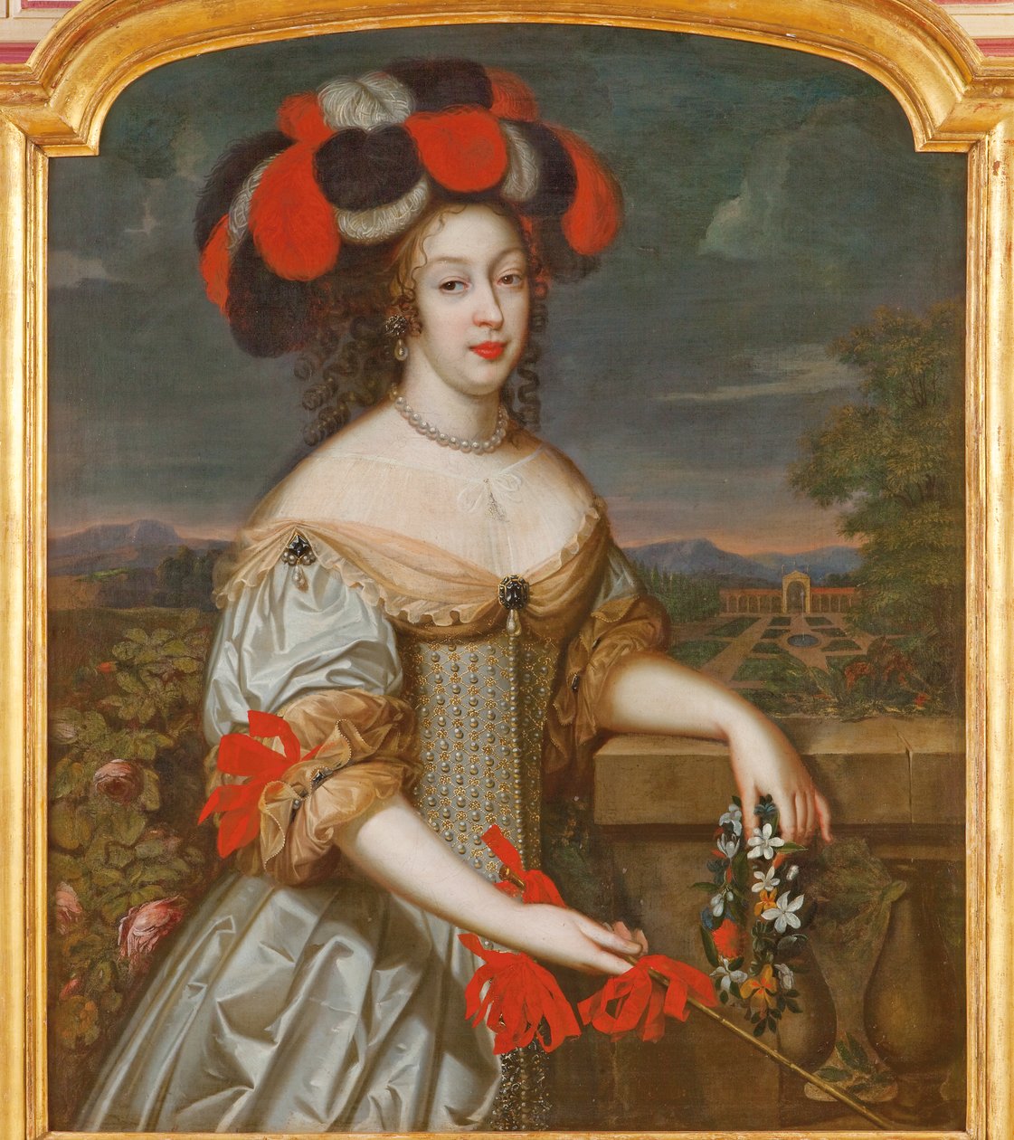 Retrato de Anne Marie Louise de Orleans, chamada La Grande Mademoiselle de Louis Ferdinand Elle