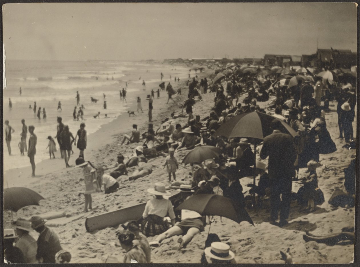 [Cena de praia] de Louis Fleckenstein