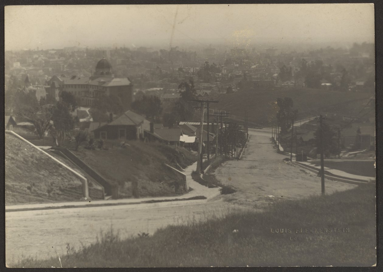 [Paisagem urbana de Los Angeles] de Louis Fleckenstein