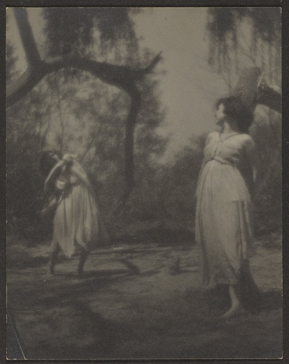 [Dançarinos no Jardim]. de Louis Fleckenstein