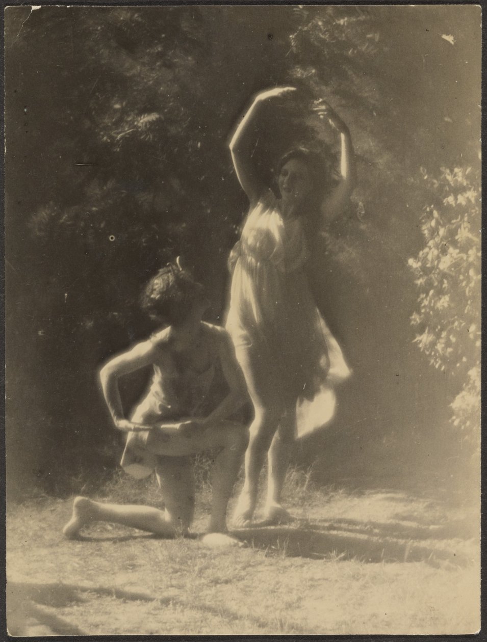 [Dançarinos no Jardim]. de Louis Fleckenstein