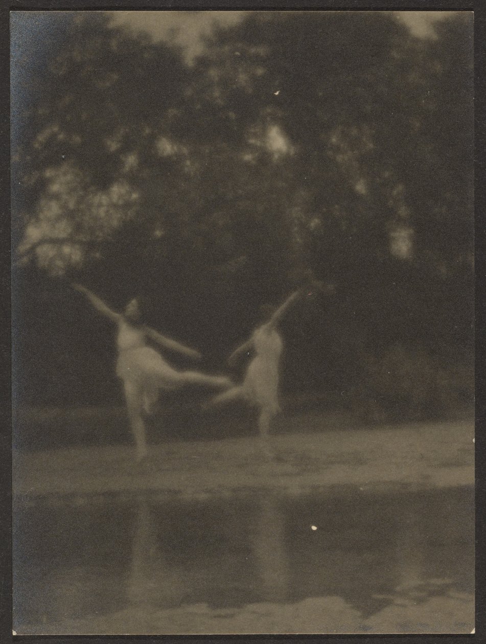 Bailarinos num jardim de Louis Fleckenstein