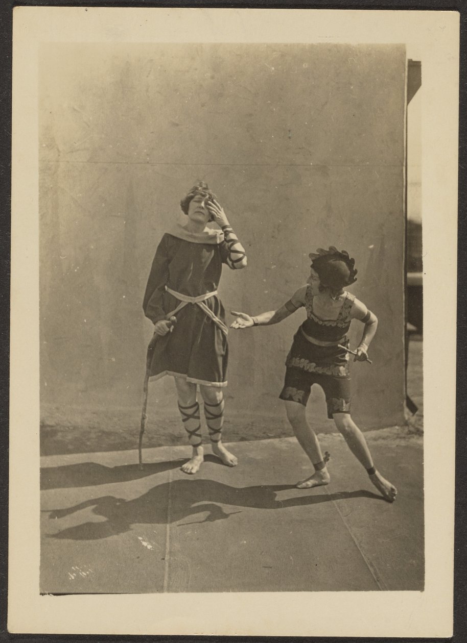 [Dançarinos no telhado]. de Louis Fleckenstein