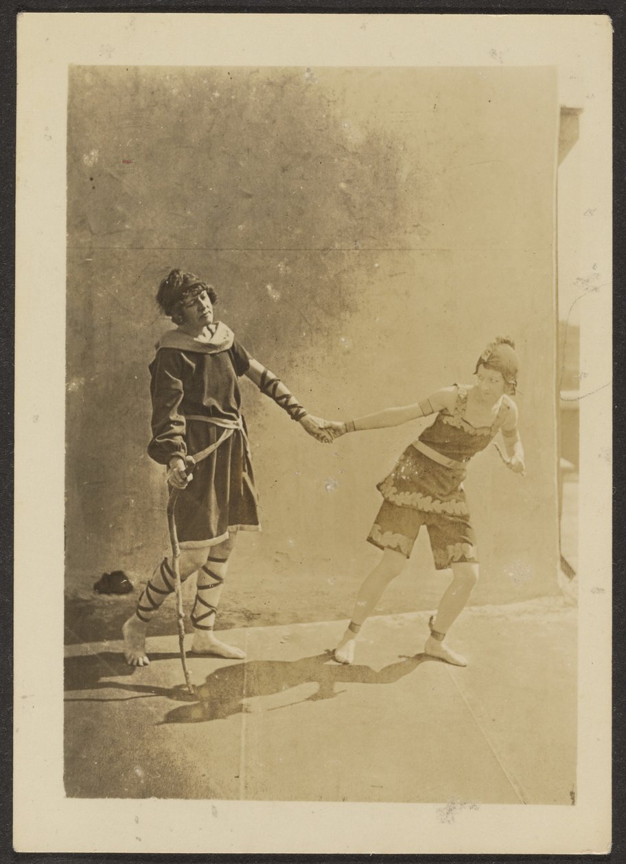 [Dançarinos no telhado]. de Louis Fleckenstein