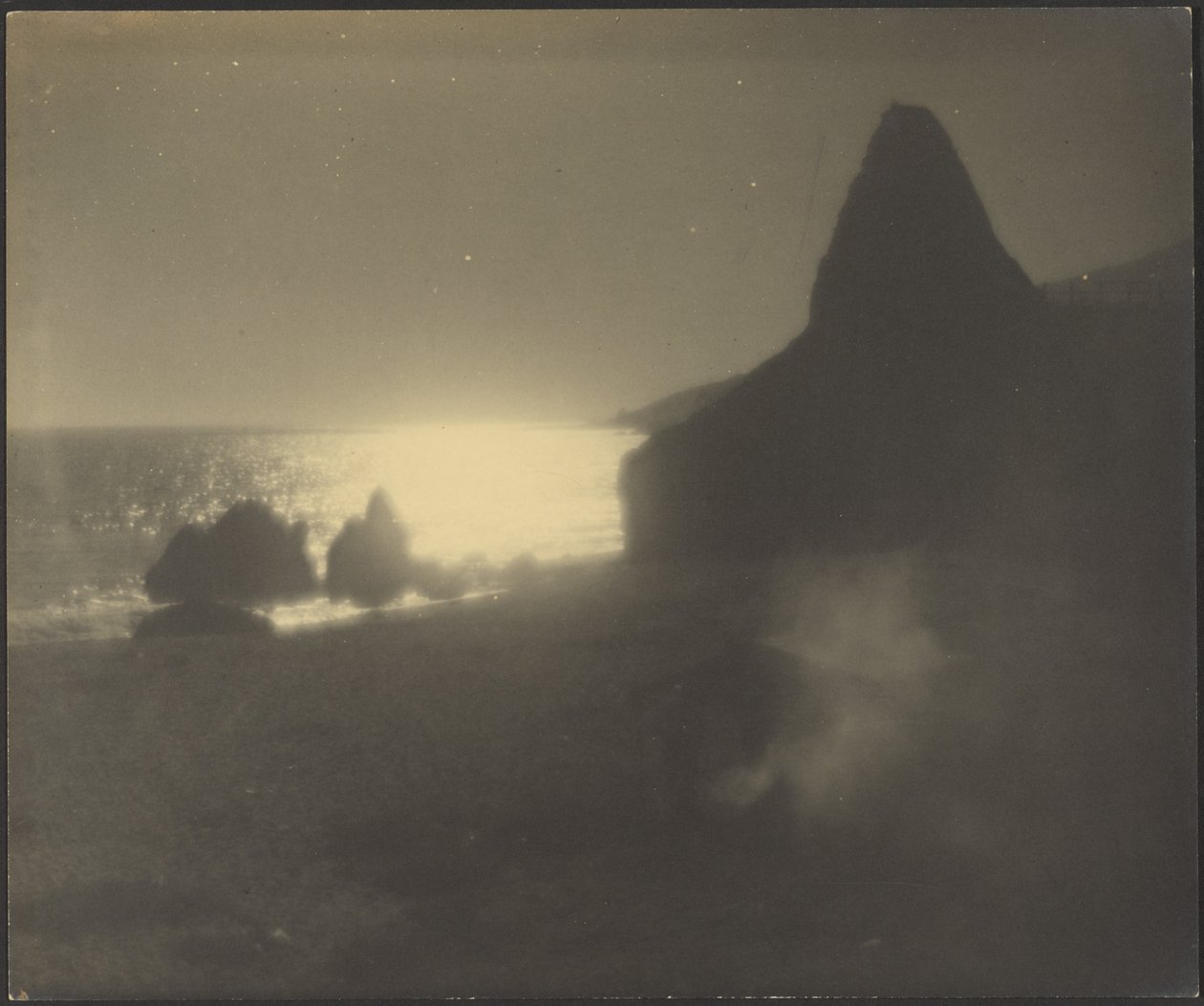 [Paisagem marítima nocturna]. de Louis Fleckenstein