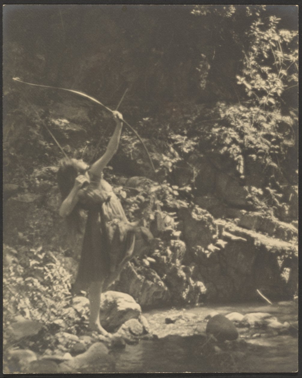 [Arqueira no bosque] de Louis Fleckenstein