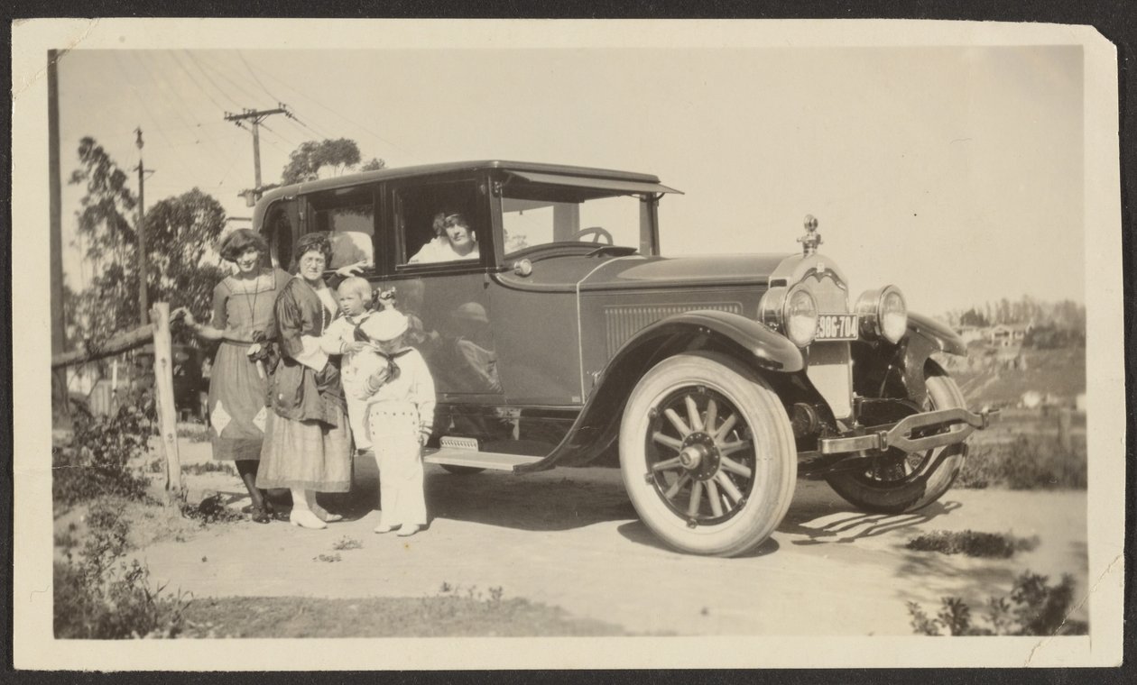 [Grupo com carro] de Louis Fleckenstein