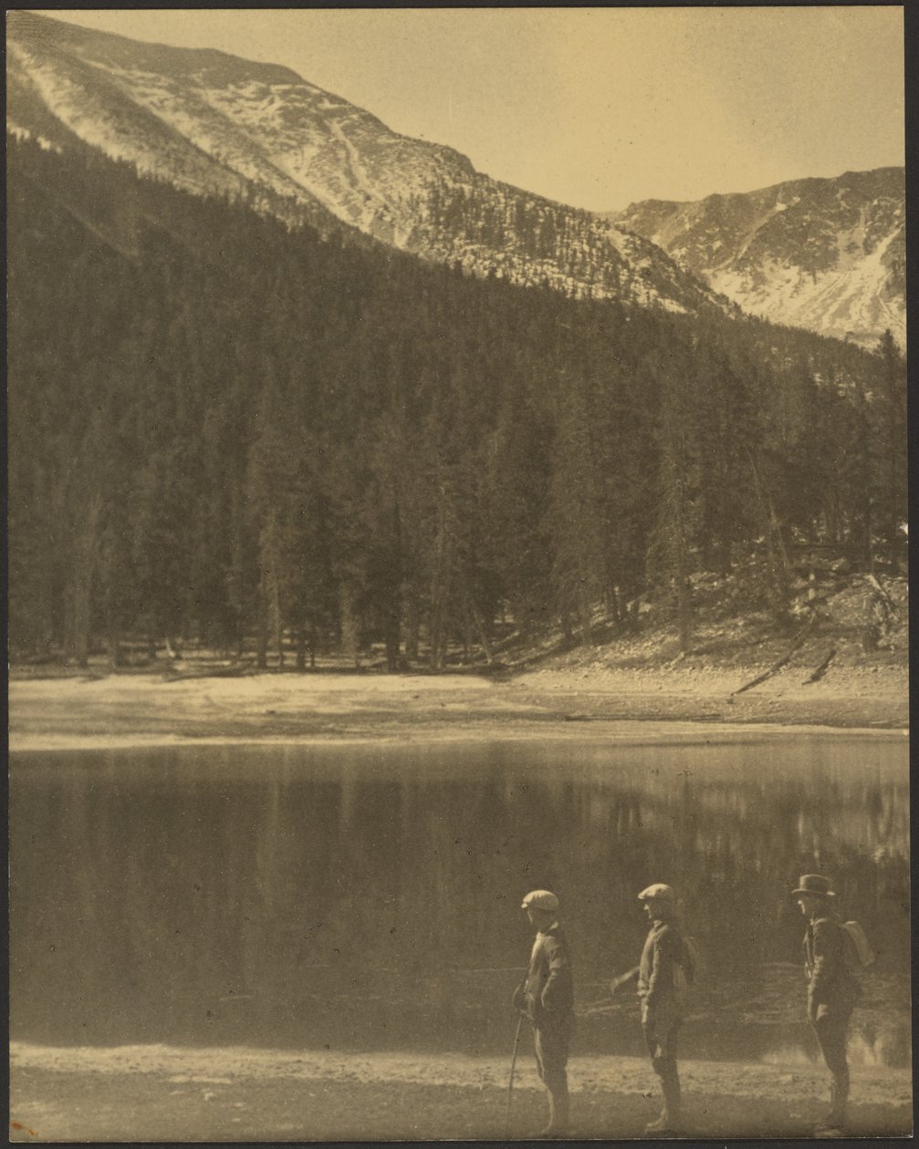 Lago junto ao Monte Gorgonio de Louis Fleckenstein