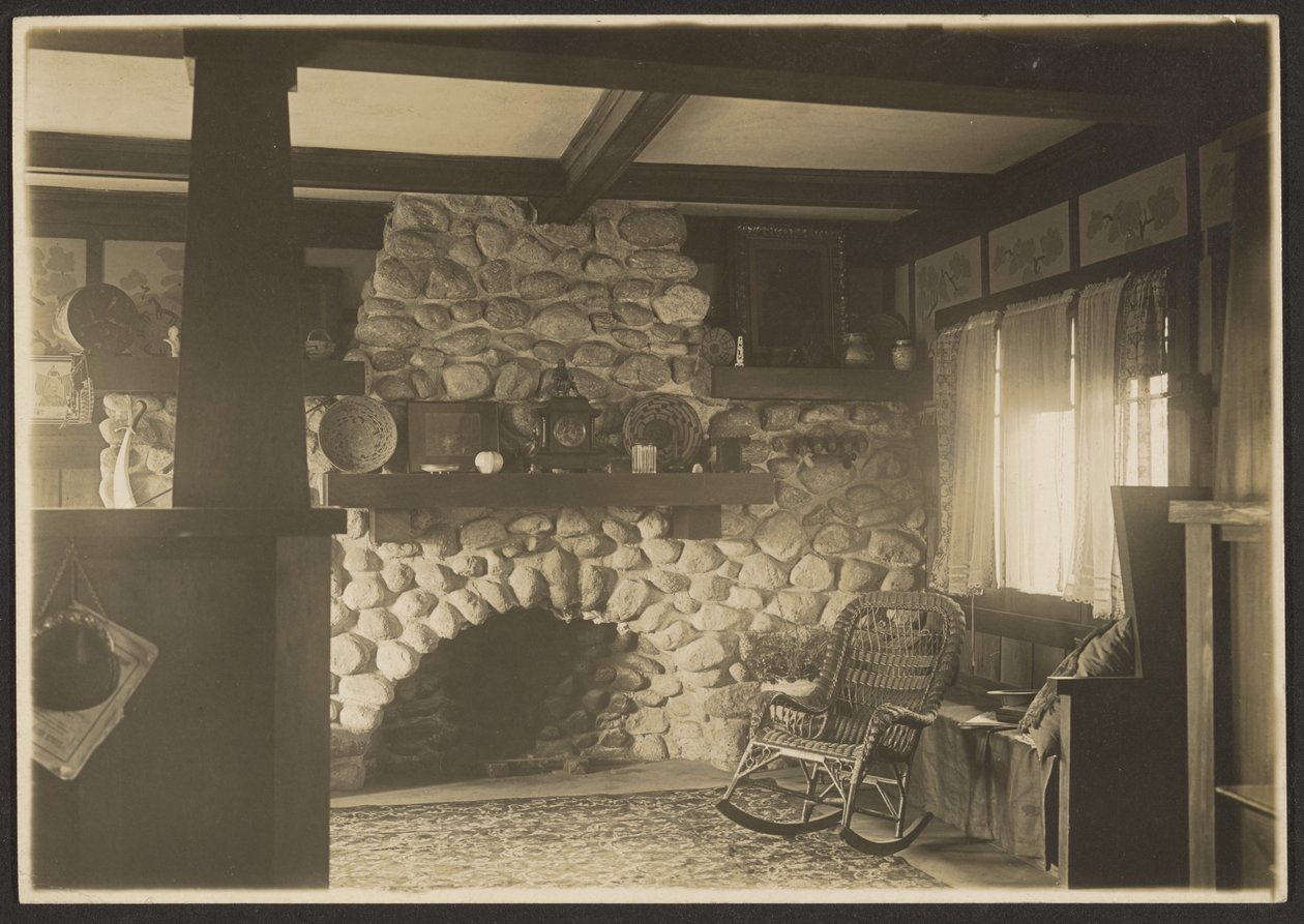 Sala de estar, Casa dos Carvalhos de Louis Fleckenstein