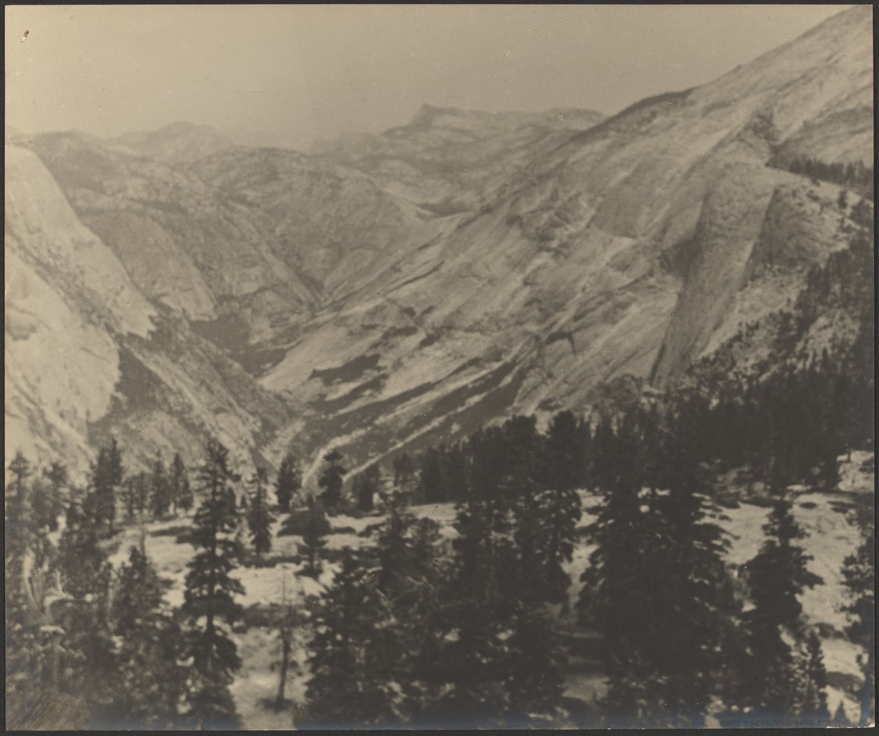 [Paisagem montanhosa com neve] de Louis Fleckenstein