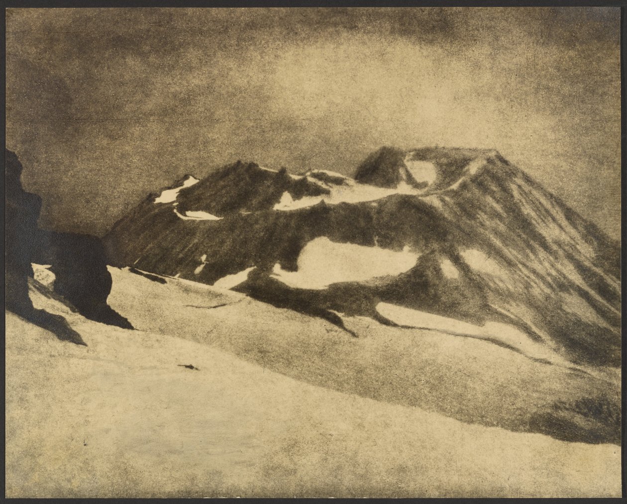 Cratera do Mt. Cratera de Shasta de Louis Fleckenstein