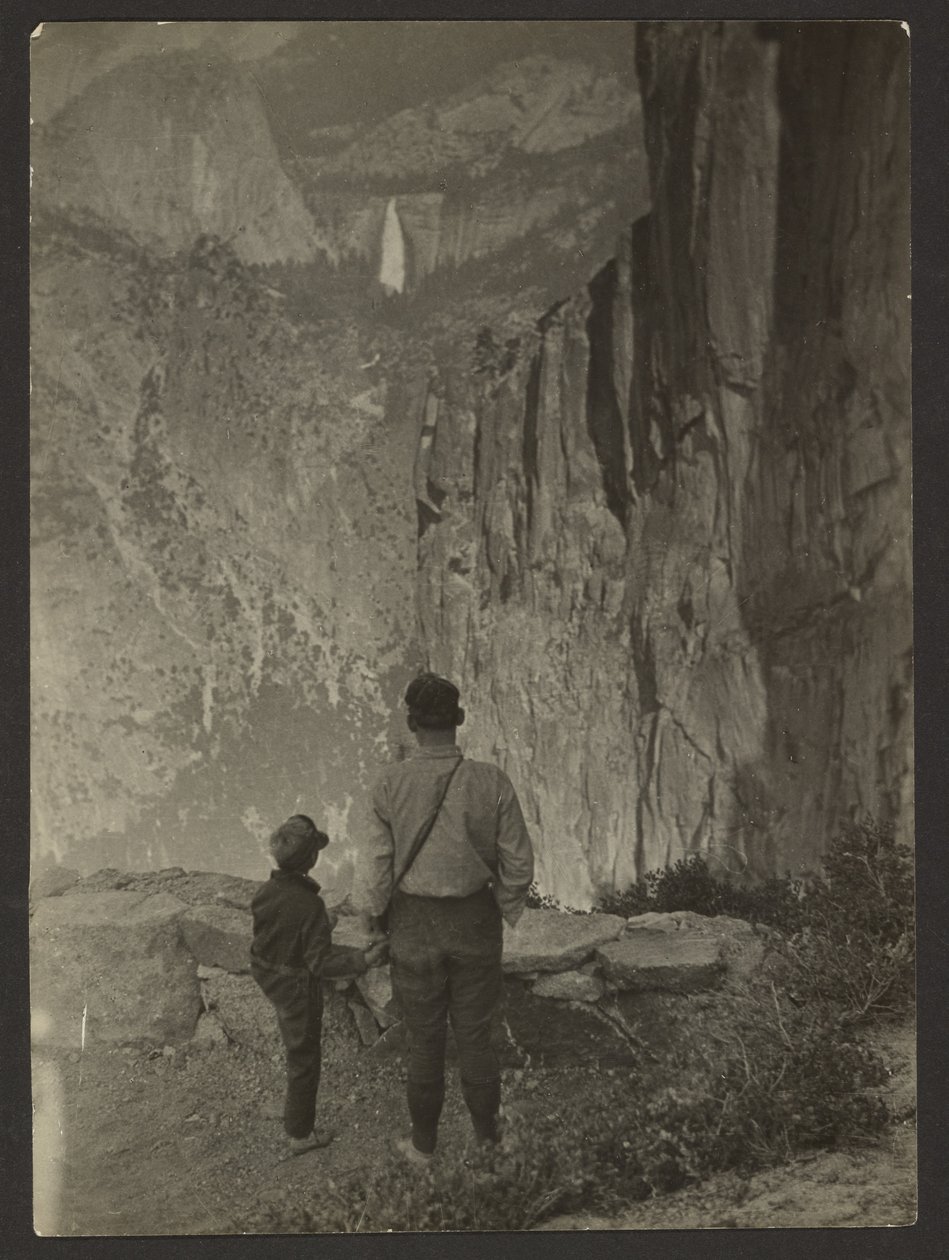 Cascatas do Nevada a partir do Trilho da Orla, Yosemite de Louis Fleckenstein