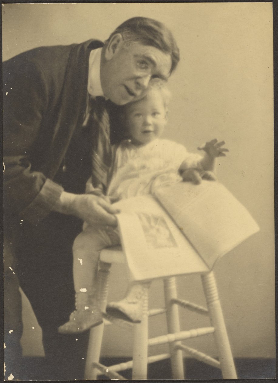 [Retrato de Fleckenstein e neto] de Louis Fleckenstein