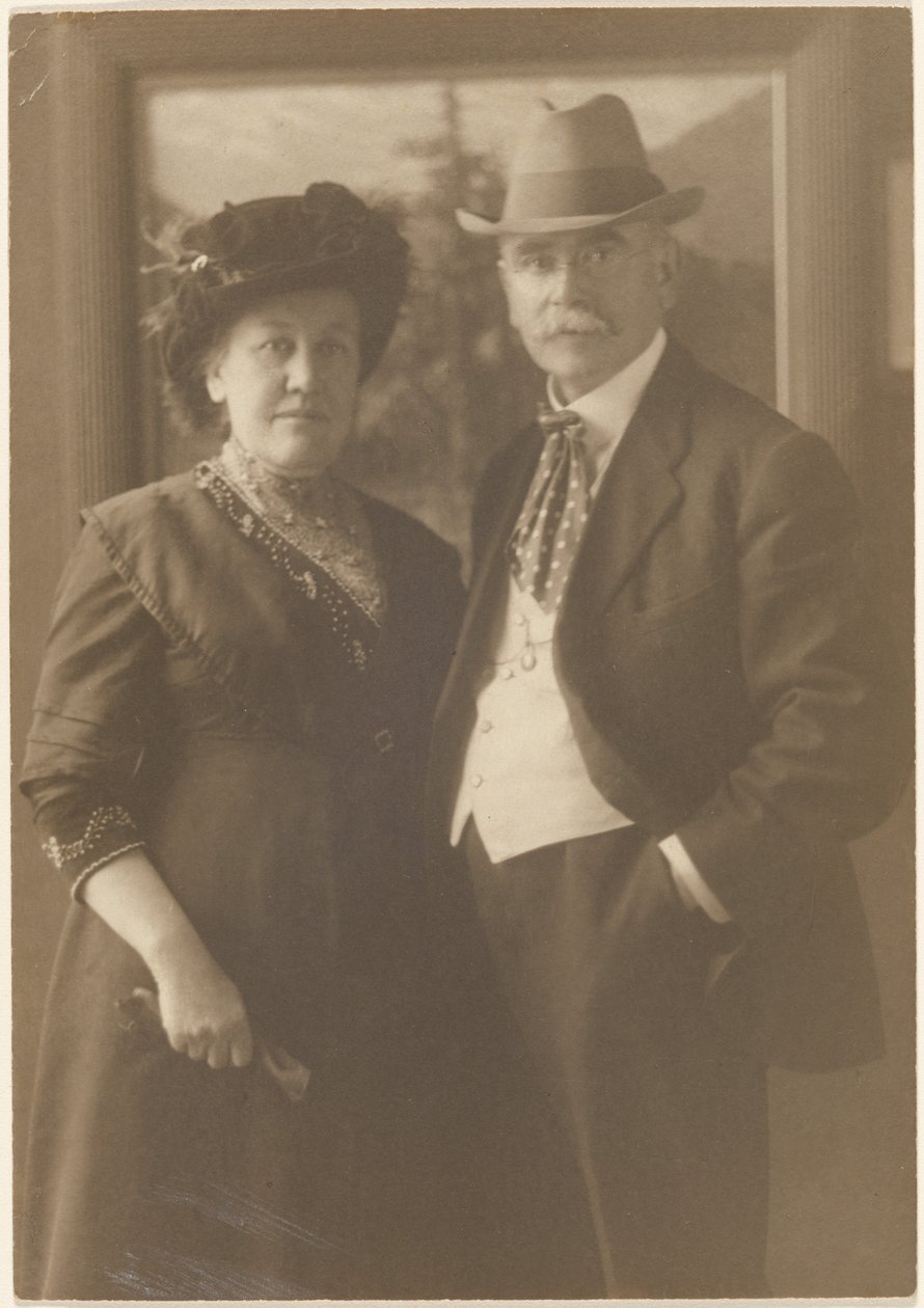 [Retrato de Fleckenstein e da sua esposa] de Louis Fleckenstein