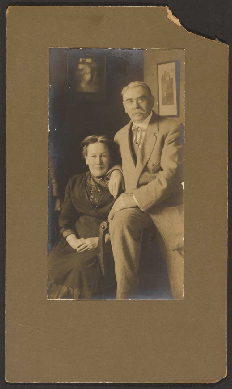 [Retrato de Fleckenstein e da sua mulher] de Louis Fleckenstein