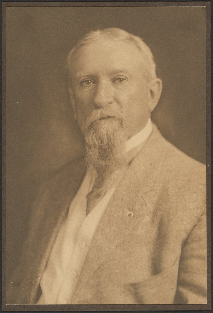 [Retrato de um homem barbudo] de Louis Fleckenstein