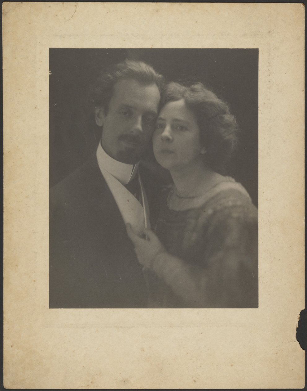 Retrato de um casal de Louis Fleckenstein